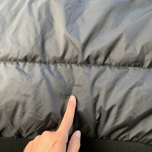 Vintage Y2K LRG Lifted Research Group Hooded Puffer Vest Mens 4XL Black Aztec - Picture 3 of 16